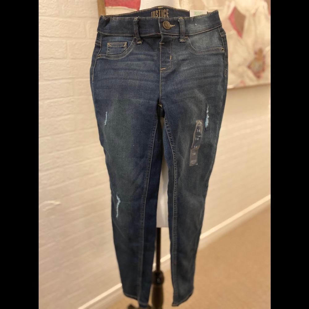 Girls blue jeans
